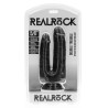 Real Rock Double Gode Double Trouble 15 x 4.5cm Noir